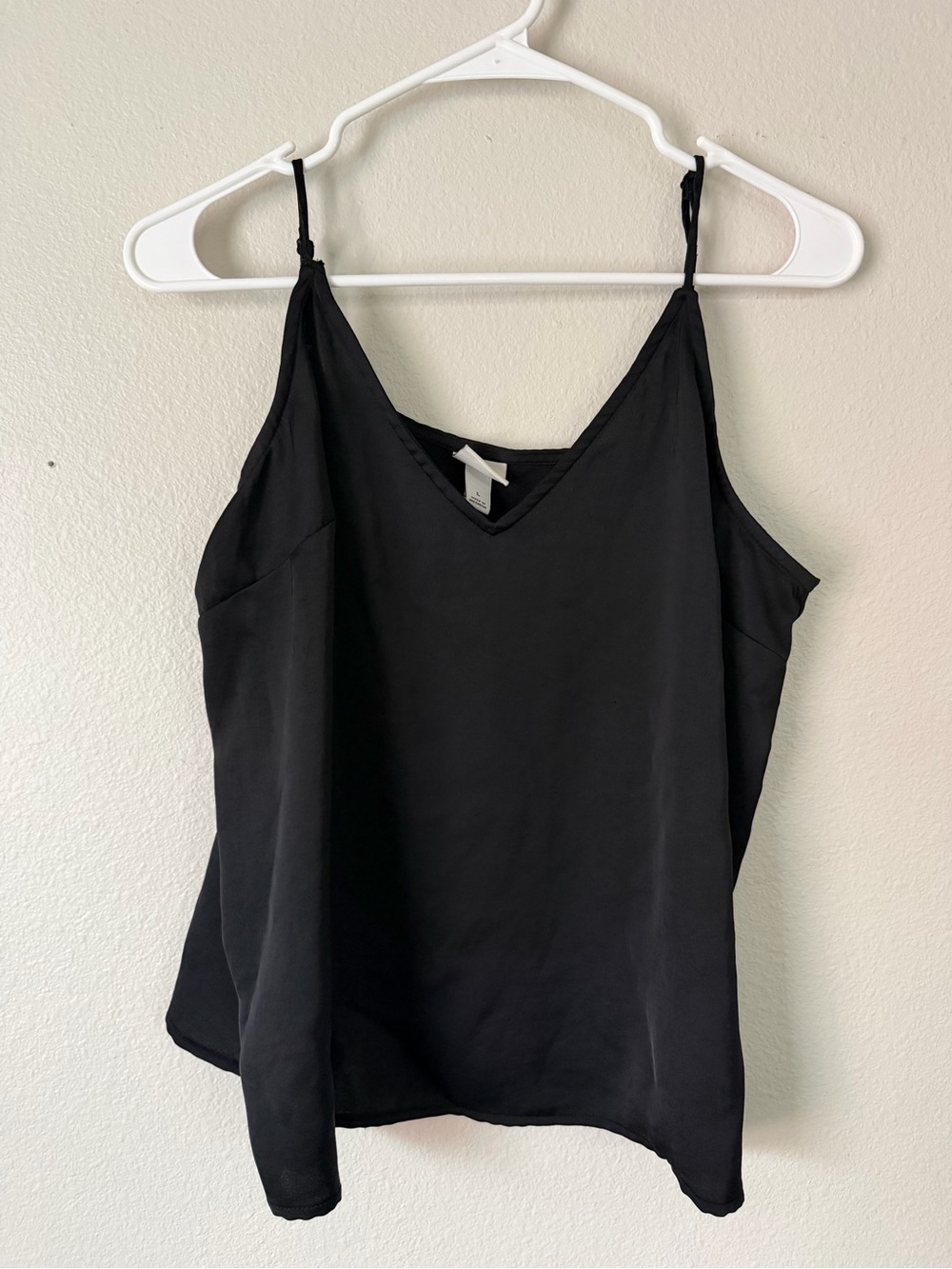 a new day Black V-Neck Camisole with Adjustable Ties